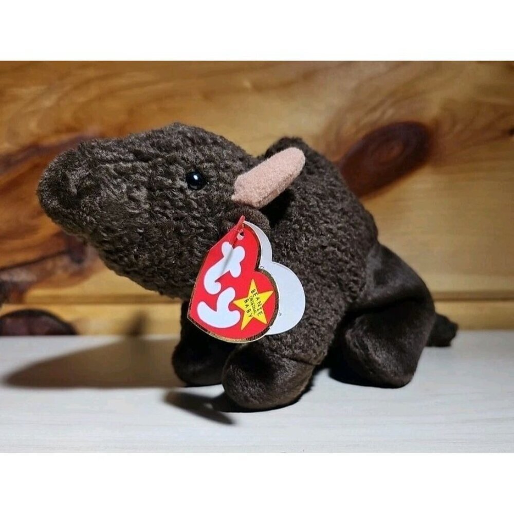 1998 Ty Original Beanie Baby "Roam" the Buffalo (retired) bison
